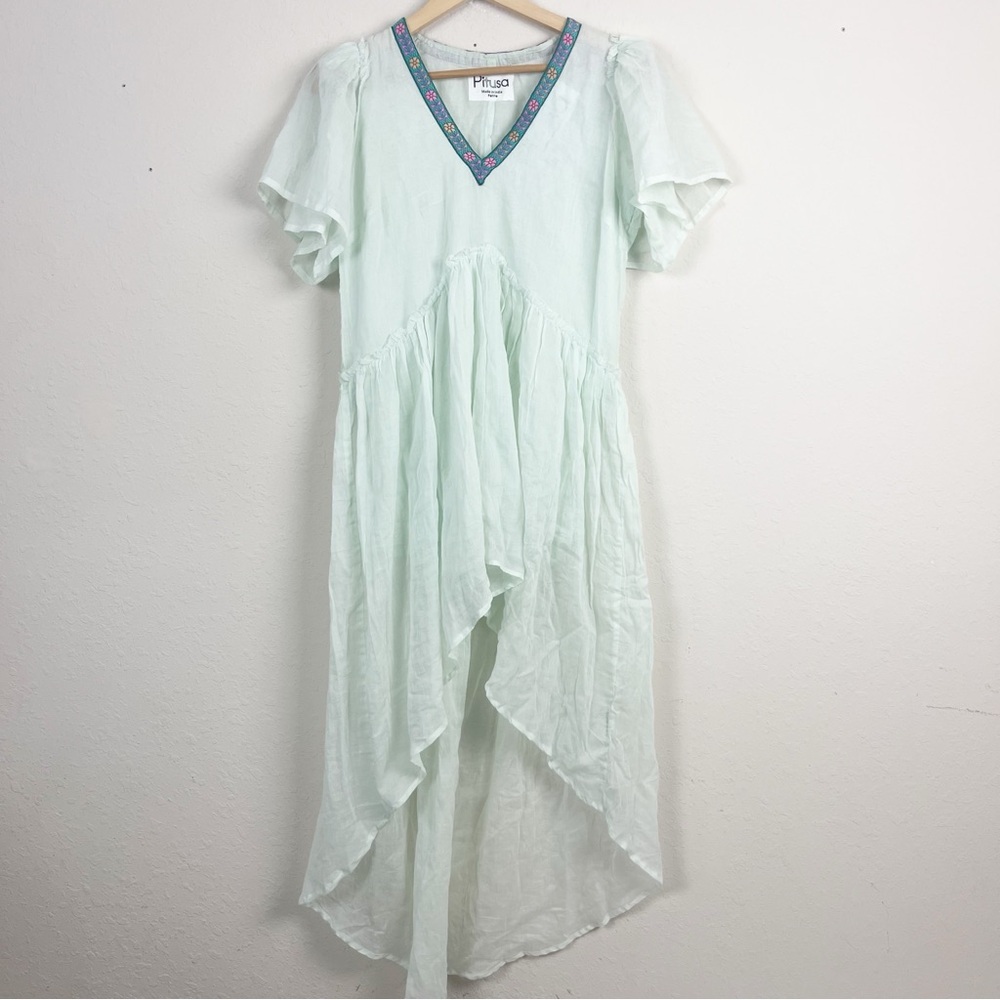 Pitusa Mint Green High Low Dress Size Petite